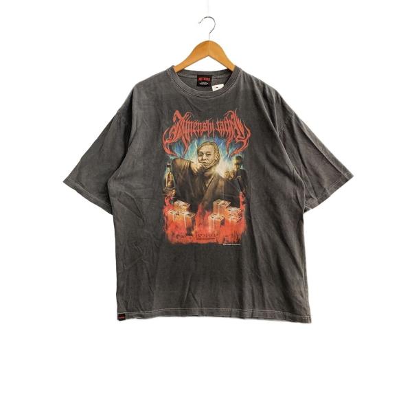 NETFLIX/地面師たち/Tシャツ/L/コットン/GRY/NEW-94070-C//