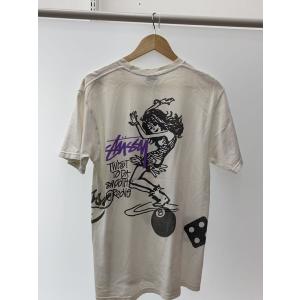 STUSSY◆Tシャツ/M/コットン/WHT//の詳細画像1