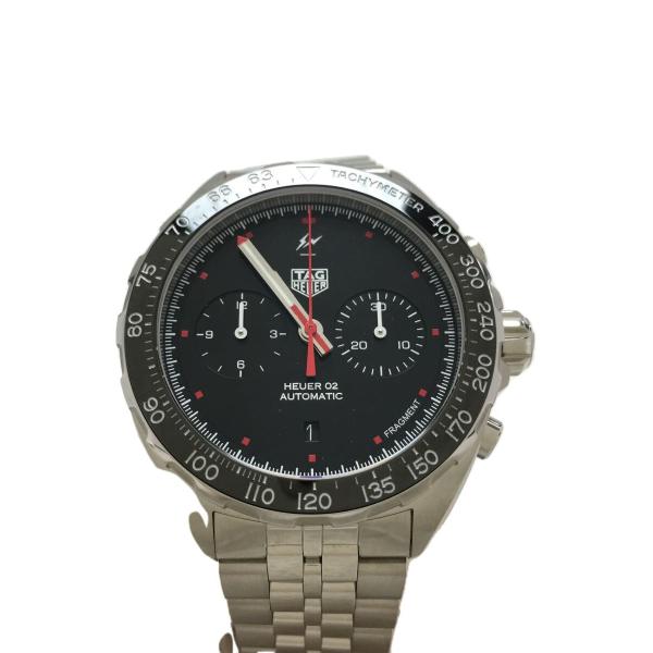 FRAGMENT DESIGN◆ホイヤー02 クロノグラフ/キャリバー/自動巻腕時計/ステンレス/ブ...