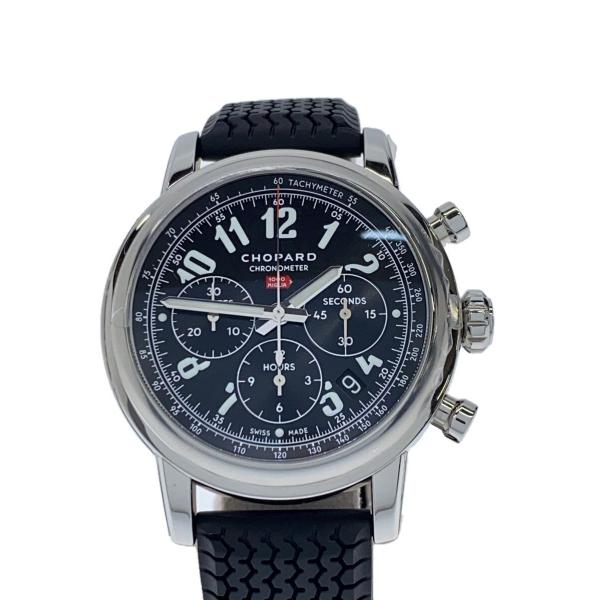 CHOPARD◆ミッレミリア/自動巻腕時計/アナログ/ラバー/BLK/BLK/SS/20250418...