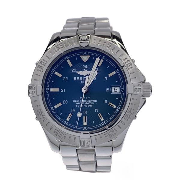 BREITLING◆クォーツ腕時計/デジタル/ステンレス/SLV/SLV/A17350//