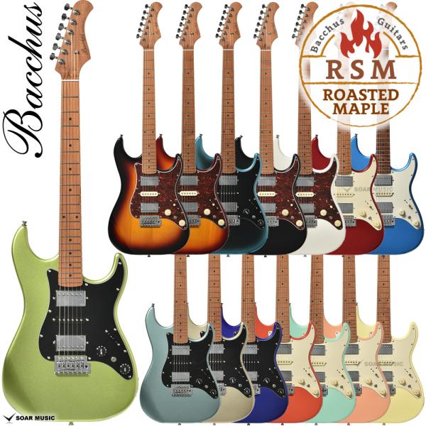 Bacchus バッカス GS-4DX RSM/M エレキギター ローステッドメイプルネック ユニバ...