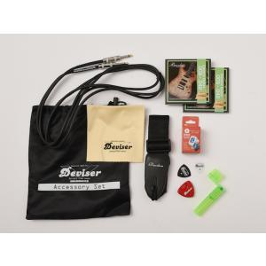 Deviser ディバイザー エレキギター用 アクセサリーセット チューナー クロス ストラップ シ...