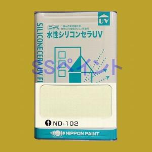 日本ペイント　水性シリコンセラUV　色：ND-102　15kg（一斗缶サイズ）｜sspaint