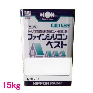 日本ペイント ファインシリコンベスト 色:ミラノグリーン 15kg 日本ペイント ファインシリコンベスト 色:ミラノグリーン 15kg