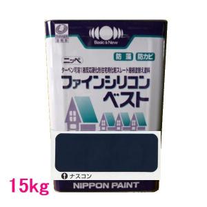 日本ペイント ファインシリコンベスト 色:ミラノグリーン 15kg 日本ペイント ファインシリコンベスト 色:ミラノグリーン 15kg