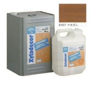 キシラデコールインテリアファイン　屋内用　水性　木部用水性ステイン塗料　色：＃907　マホガ二　3.5kg｜sspaint