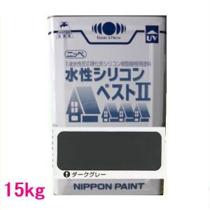 日本ペイント 水性シリコンベスト2 色:チョコレート 15kg(一斗 日本ペイント 水性シリコンベスト2 色:チョコレート 15kg(一斗