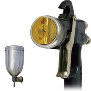 DEVILBISS デビルビス スプレーガン LUNA 2-R-244PLS-1.8-G-K 小型 重力式 フリーアングル塗料カップ付セット