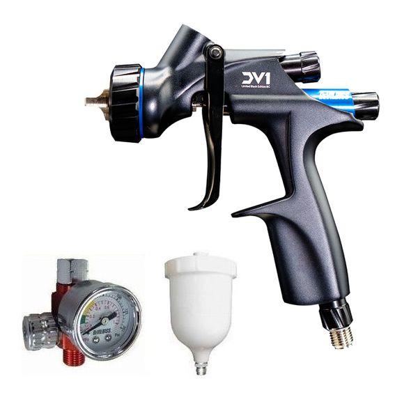 (K.V)DEVILBISS デビルビス スプレーガン DV1-U-000-13-B+　ベース用中低...