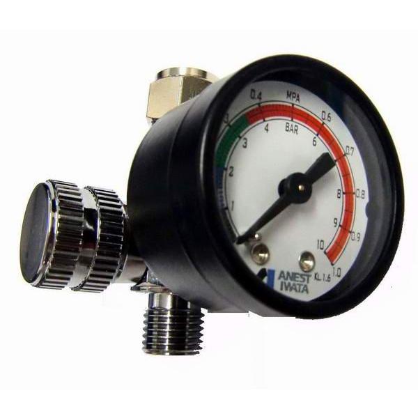 アネスト岩田（イワタ）　スプレーガン・エアー機器用　手元圧力計（エアーバルブ）　AJR-02S-VG