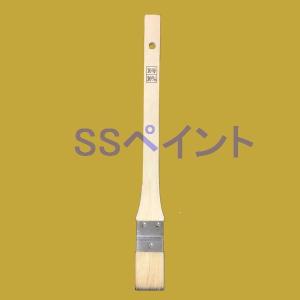 目地刷毛　GK目地　リブ入り　平/白毛　10号（30mm）　1本