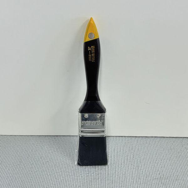 ラスター刷毛　356N中国ラスター　平　黒　1.5インチ　1本