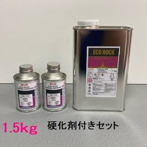 自動車塗料  ロックペイント　149-7150　エコロック　グランドクリヤー　硬化剤付セット　1.5kg