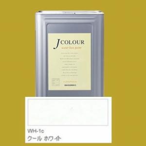 ターナー色彩　つやけし水性塗料　Jカラー Whiteシリーズ 　色：WH-1c クール ホワイト 15L（一斗缶サイズ）