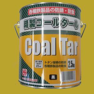 吉田製油所　精製コールタール　鉄部防錆・防食剤　16kg（一斗缶サイズ）｜sspaint