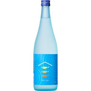 めだかの宿 純米吟醸 生貯蔵酒 720ml　日本酒　飲みやすい　かわいいラベル 女性 スタイリッシュ アルコール 贈答 贈り物 低アルコール