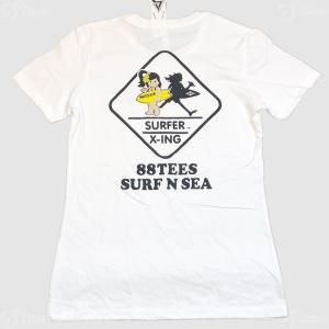 サーフアンドシー 88TEES エイティエイティーズ レディース コラボTシャツ ハワイ ファッション 50代｜sss-3-shop