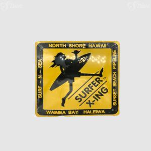 ハワイアン雑貨 インテリア SURF-N-SEAメタルサイン 小｜sss-3-shop