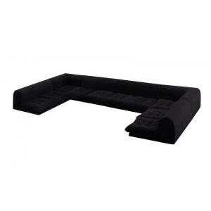 フロアソファ ふわふわなめらかマイクロファイバーフロアコーナーソファ ソファ6点セット コの字 2P...