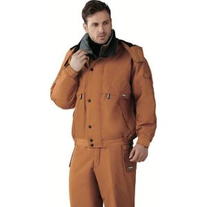 48233 防水防寒コート（フード付） （自重堂） M〜5L ポリエステル100％｜sss-uniform