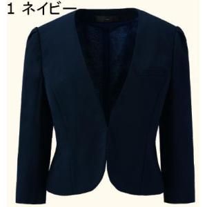 SS782J 美形サマージャケット 神馬本店（selectstage）事務服・制服5号〜17号 複合繊維(ポリエステル)100％｜sss-uniform