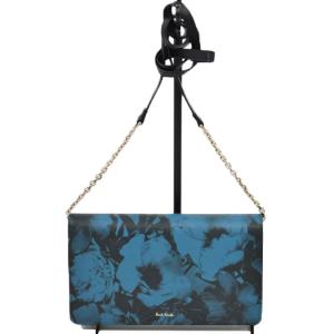 あ*ん様 Paul Smith 長財布 牛革 ハーフトーンフローラル ブラック Paul Smith（ポール・スミス） 財布 長財布 ショルダーウォレット