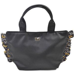 ANNA SUI（アナスイ） トートバッグ キルティング バタフライ ネイビー