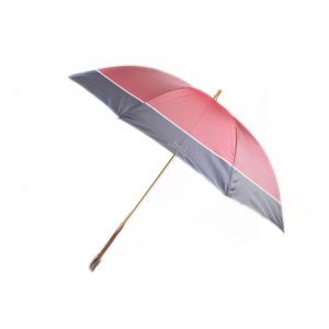 ポロ ラルフローレン 傘 雨傘 長傘 レディース ブランド バイカラー デザイン ピンク × グレー...