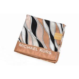 マイケルコース 大判 ハンカチ シルク 混 レディース ブランド 1枚 MICHAEL KORS ベ...