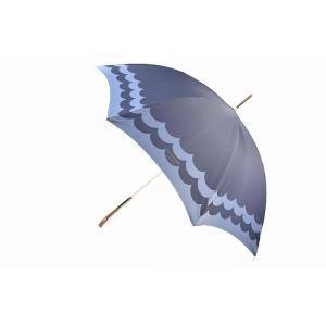 ケイトスペード ニューヨーク 雨傘 レディース ブランド おしゃれ 女性 フリル ネイビー 60cm...
