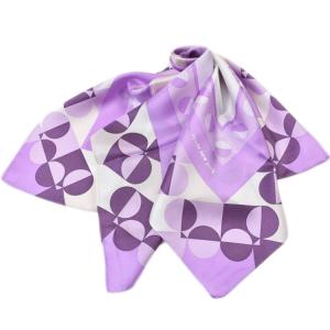 新品未使用　エミリオプッチ　紫　フリンジ　三角形　シルク　スカーフ　ストール EMILIO PUCCI（エミリオプッチ） スカーフ P7125 レディース