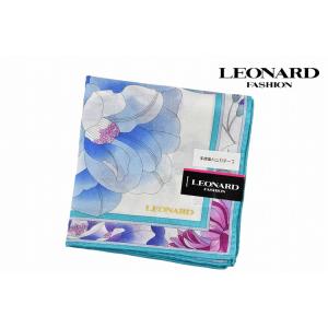 LEONARD（レオナール） 大判 ハンカチ レディース 1枚 ブランド シルク
