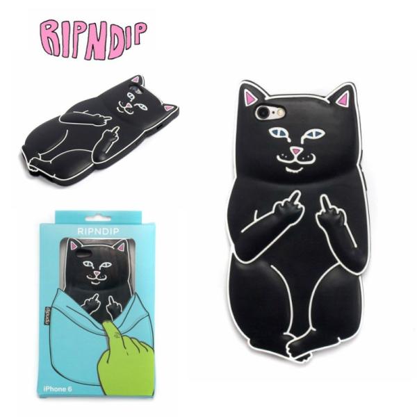 正規品 ripndip RIPNDIP リップンディップ iPhone ケース ブラック SE 5/...