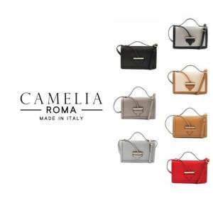 CAMELIA ROMA カメリアローマ レザー クロスボディバッグ ハンドバッグ 7色 鞄 かばん レディース バック ショルダーバッグ ポシェット TRACOLLA_0012