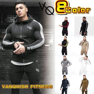 ヴァンキッシュ フィットネス 新作 VANQUISH FITNESS ECLIPSE STRIKE PULLOVER HOODIE パーカー  TAPERED SWEATPANTS テーパード 上下セット セットアップ スウェ