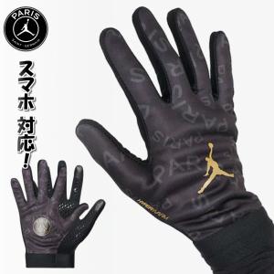 ジョーダン パリサンジェルマン コラボ JORDAN PSG 手袋 手ぶくろ グローブ スマホ対応 20/21 Hyperwarm Gloves ブラック 黒 防寒 ハイパーウォーム メンズ ユニ