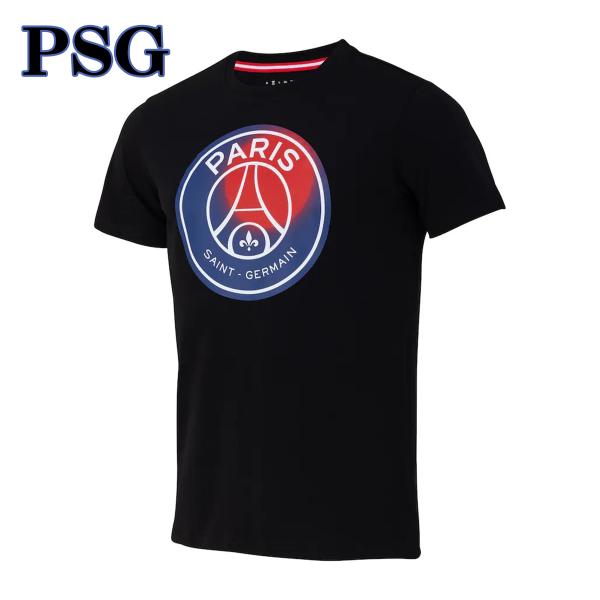 パリサンジェルマン PSG コア ビッグ ロゴ Tシャツ ブラック 半袖 ロゴ メンズ ユニセックス...