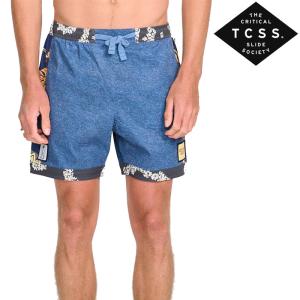 ティーシーエスエス TCSS BS2106 MIXED TAPE TRUNK DENIM デニム 水着 ボードショーツ スウィムショーツ ビーチショーツ サンセット サーフトランク メンズ｜ssshop