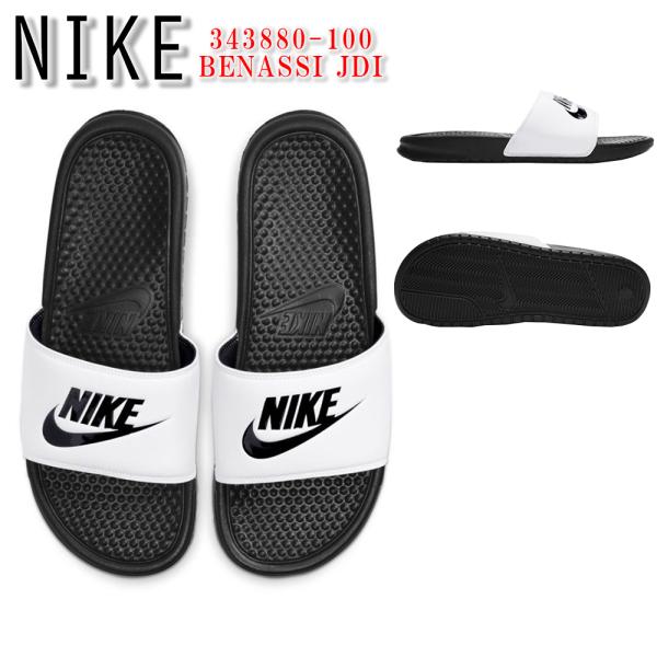 ナイキ ベナッシ サンダル NIKE BENASSI JDI ホワイト シャワーサンダル 靴 メンズ...