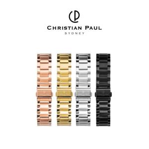 Christian Paul クリスチャンポール 35mm用 バンド幅16mm Link Strap 時計ベルト 時計バンド 腕時計 腕時計ベルト ステンレススチール｜ssshop
