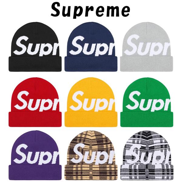 シュプリーム ビーニー Supreme Big Logo Beanie 9色 ビッグロゴ メンズ 正...