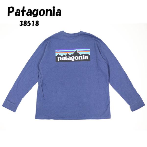 パタゴニア Tシャツ 長袖 Patagonia ロングスリーブ P-6ロゴ レスポンシビリティー C...