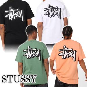 ステューシー Tシャツ Stussy Offset Graffiti T-Shirt オーバーサイズ ロゴ 半袖 メンズ 海外限定 ユニセックス 正規品 ST031002 [衣類]｜ssshop