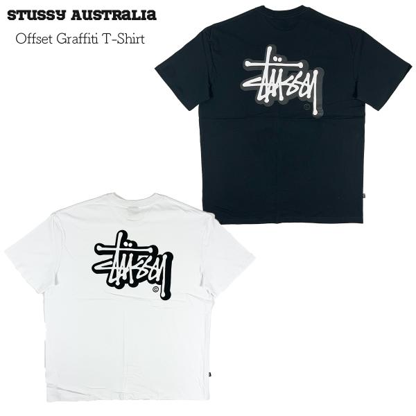 ステューシー Tシャツ Stussy Offset Graffiti T-Shirt オーバーサイズ...