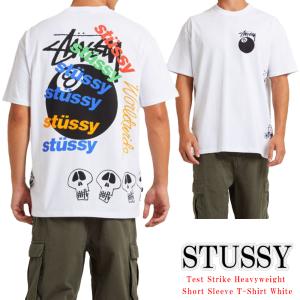 ステューシー Tシャツ Stussy Test Strike Heavyweight Short Sleeve T-Shirt White 半袖 メンズ ユニセックス ST0G0424 [衣類] ユ00582｜ssshop