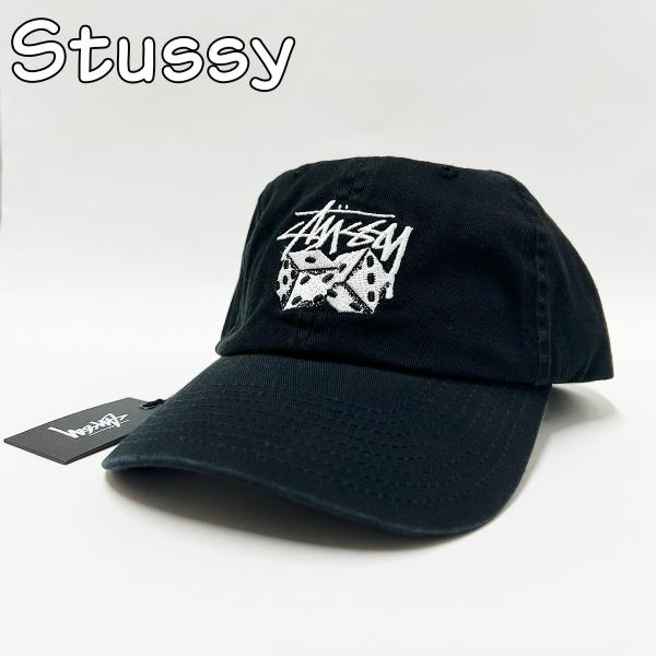Stussy ステューシー キャップ ダイス ウォッシュド ロー プロ スナップバック 帽子 ロゴ ...