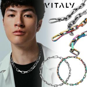 VITALY バイタリー ネックレス ZERO シルバー メンズ ユニセックス ステンレス鋼 金 人気[アクセサリー]