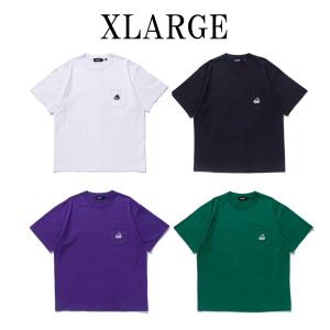 XLARGE Tシャツ エクストララージ MINI SLANTED OG LOGO S/S POCKET 半袖 101223011024 ユ00582｜ssshop