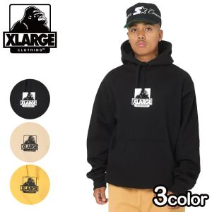 XLARGE エクストララージ 91 Hoodie パーカー スウェット プルオーバー フーディ ロゴ トップス ストリート メンズ レディース  ユニセックス 海外 正規品[衣類]